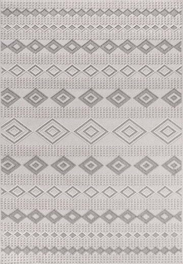 Goya Woven Non-Slip Geometric Diamond Pattern Indoor Area Rug - Ornate Home