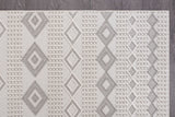 Goya Woven Non-Slip Geometric Diamond Pattern Indoor Area Rug - Ornate Home