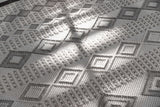 Goya Woven Non-Slip Geometric Diamond Pattern Indoor Area Rug - Ornate Home