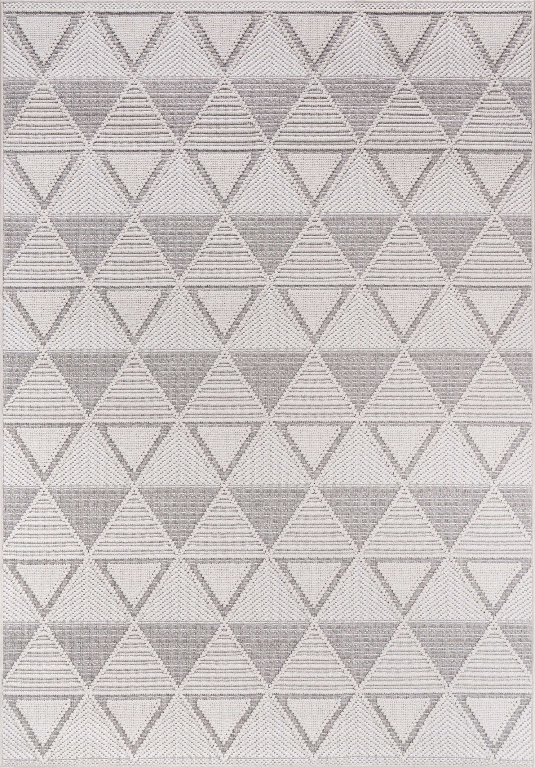 Goya Woven Non-Slip Geometric Triangle Pattern Indoor Area Rug - Ornate Home