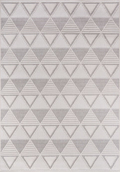 Goya Woven Non-Slip Geometric Triangle Pattern Indoor Area Rug - Ornate Home