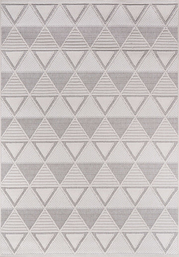 Goya Woven Non-Slip Geometric Triangle Pattern Indoor Area Rug - Ornate Home