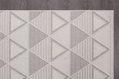 Goya Woven Non-Slip Geometric Triangle Pattern Indoor Area Rug - Ornate Home