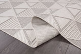 Goya Woven Non-Slip Geometric Triangle Pattern Indoor Area Rug - Ornate Home