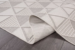 Goya Woven Non-Slip Geometric Triangle Pattern Indoor Area Rug - Ornate Home