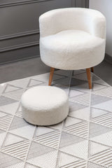 Goya Woven Non-Slip Geometric Triangle Pattern Indoor Area Rug - Ornate Home