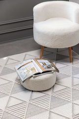 Goya Woven Non-Slip Geometric Triangle Pattern Indoor Area Rug - Ornate Home