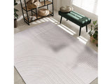 Goya Woven Non-Slip Minimalist Circular Geometry Indoor Area Rug - Ornate Home