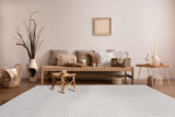 Goya Woven Non-Slip Minimalist Circular Geometry Indoor Area Rug - Ornate Home