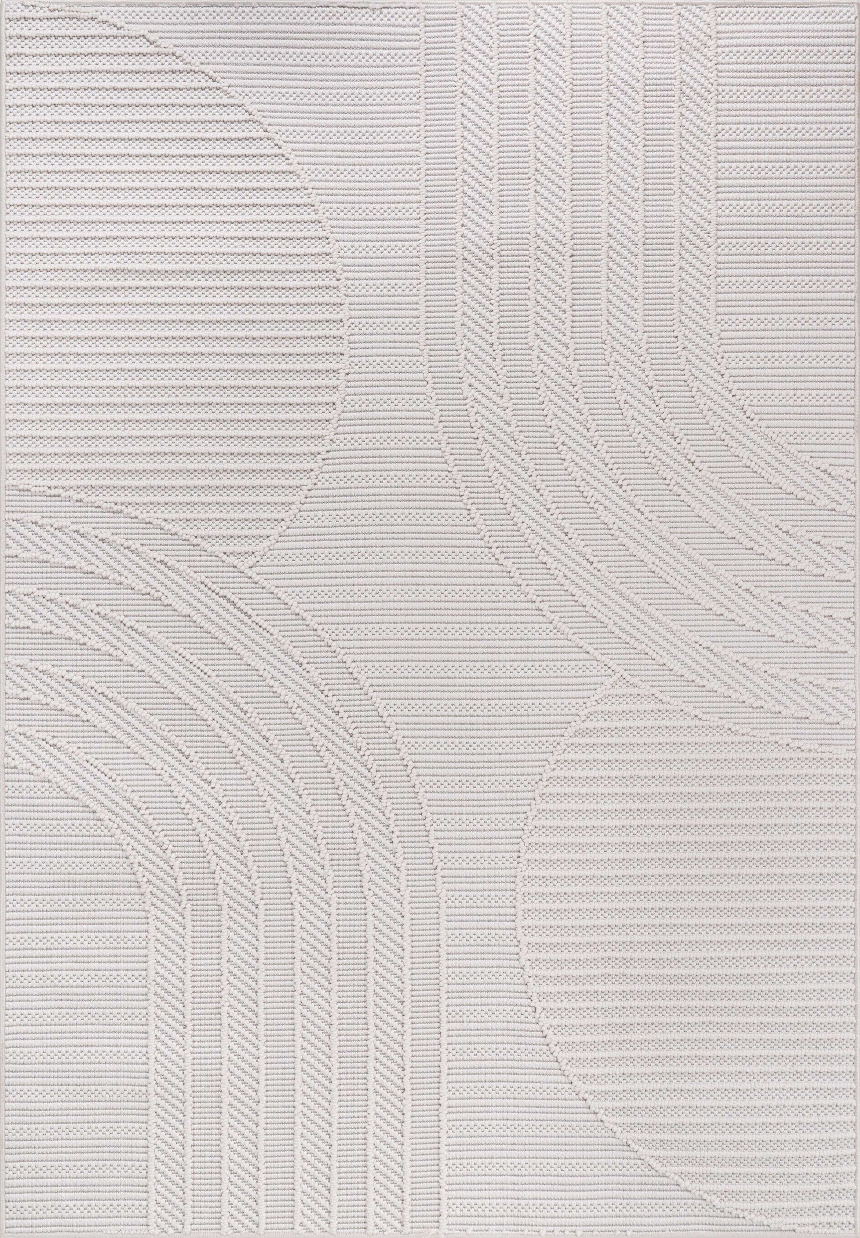 Goya Woven Non-Slip Minimalist Circular Geometry Indoor Area Rug - Ornate Home