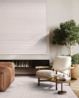 Goya Woven Non-Slip Minimalist Lattice Pattern Indoor Area Rug - Ornate Home