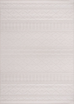 Goya Woven Non-Slip Minimalist Lattice Pattern Indoor Area Rug - Ornate Home