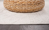 Goya Woven Non-Slip Minimalist Lattice Pattern Indoor Area Rug - Ornate Home