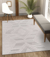 Goya Woven Non-Slip Modern Abstract Linear Indoor Area Rug - Ornate Home