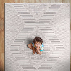 Goya Woven Non-Slip Modern Abstract Linear Indoor Area Rug - Ornate Home