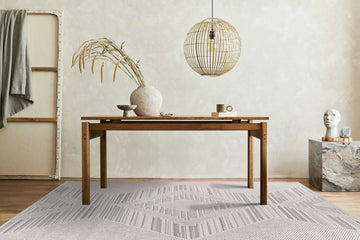 Goya Woven Non-Slip Modern Abstract Linear Indoor Area Rug - Ornate Home