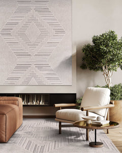 Goya Woven Non-Slip Modern Abstract Linear Indoor Area Rug - Ornate Home