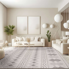Goya Woven Non-Slip Tribal Geometric Pattern Indoor Area Rug - Ornate Home