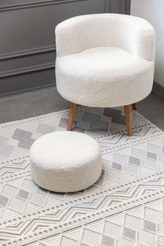 Goya Woven Non-Slip Tribal Geometric Pattern Indoor Area Rug - Ornate Home