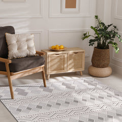 Goya Woven Non-Slip Tribal Geometric Pattern Indoor Area Rug - Ornate Home