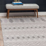 Goya Woven Non-Slip Tribal Geometric Pattern Indoor Area Rug - Ornate Home