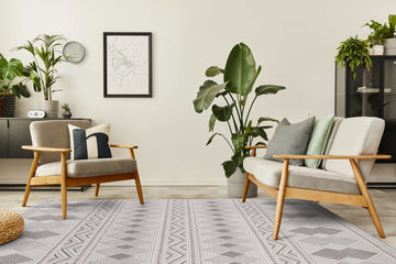 Goya Woven Non-Slip Tribal Geometric Pattern Indoor Area Rug - Ornate Home