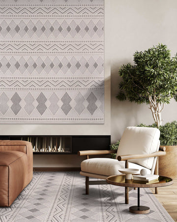 Goya Woven Non-Slip Tribal Geometric Pattern Indoor Area Rug - Ornate Home