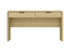 Grace 54" Home Office Desk in Natural Oak and Black - Ornate Home