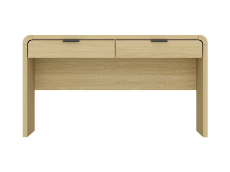 Grace 54" Home Office Desk in Natural Oak and Black - Ornate Home