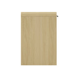 Grace 54" Home Office Desk in Natural Oak and Black - Ornate Home