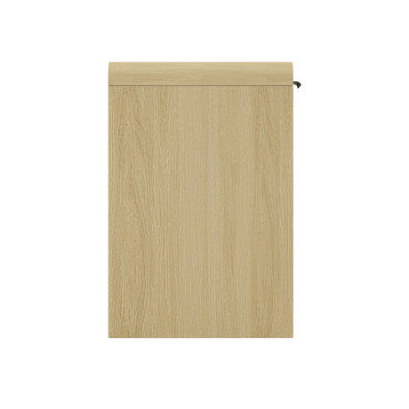 Grace 54" Home Office Desk in Natural Oak and Black - Ornate Home