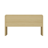 Grace 54" Home Office Desk in Natural Oak and Black - Ornate Home