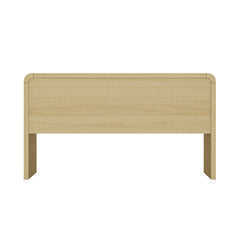 Grace 54" Home Office Desk in Natural Oak and Black - Ornate Home