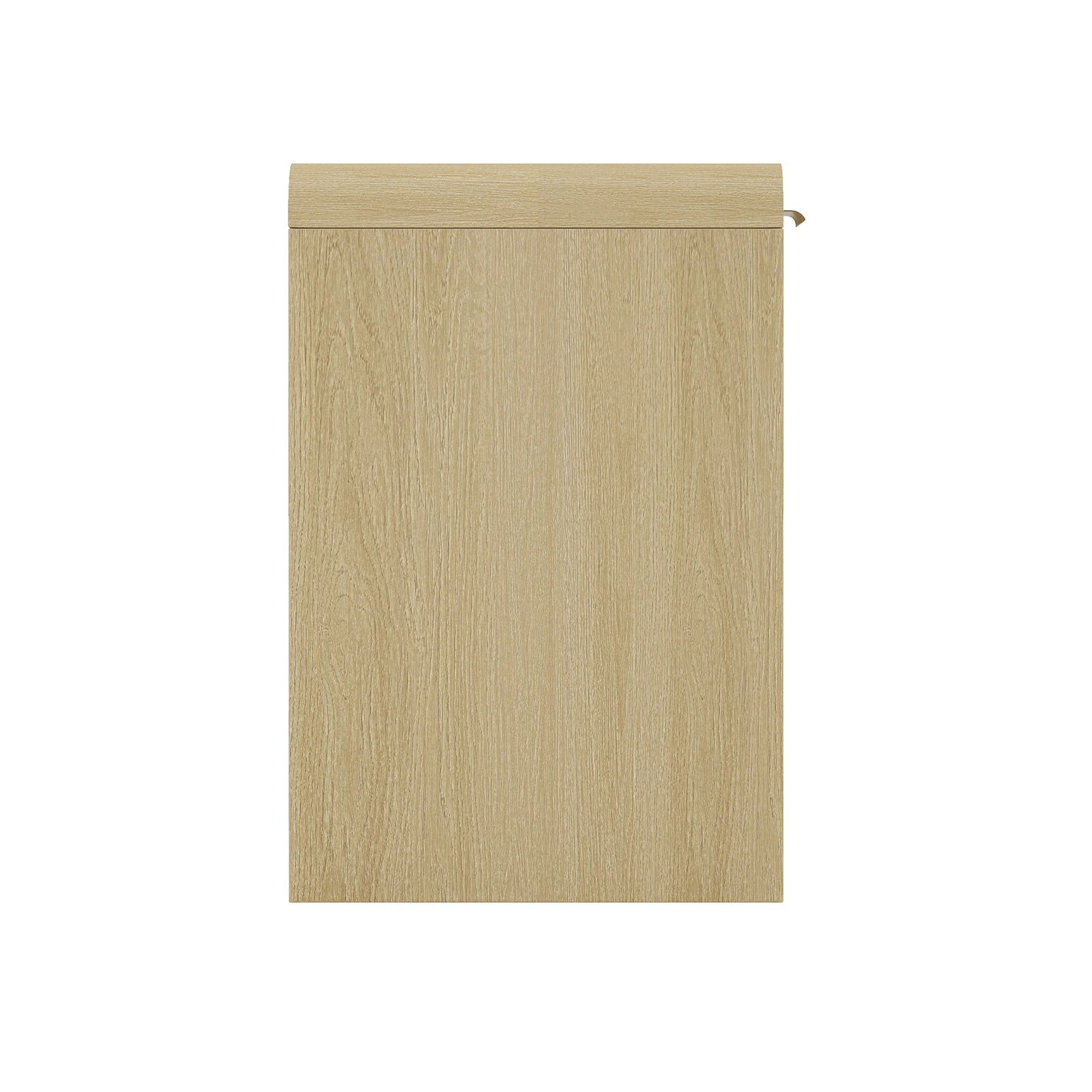 Grace 54" Home Office Desk in Natural Oak and Gold - Ornate Home