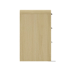 Grace 60" Double Dresser in Natural Oak and Black - Ornate Home