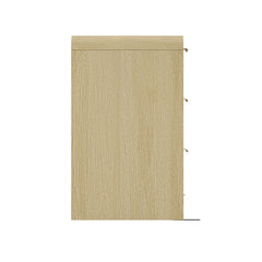 Grace 60" Double Dresser in Natural Oak and Gold - Ornate Home
