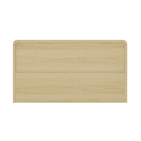 Grace 60" Double Dresser in Natural Oak and Gold - Ornate Home