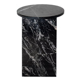 Grace Black Marble Accent Table - Ornate Home