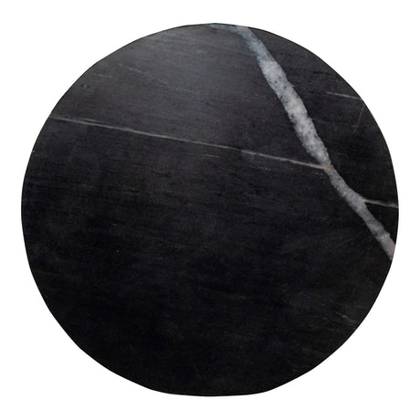 Grace Black Marble Accent Table - Ornate Home