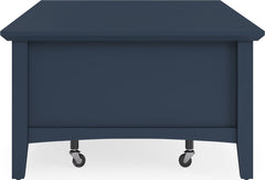 Grace Blueberry Rectangle Coffee Table - Ornate Home