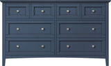 Grace Blueberry Six Drawer Dresser - Ornate Home