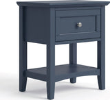 Grace Blueberry Small Nightstand - Ornate Home