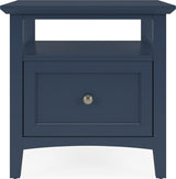 Grace Blueberry Square End Table - Ornate Home