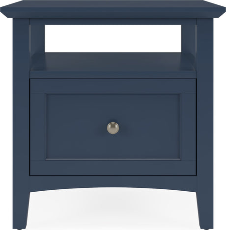Grace Blueberry Square End Table - Ornate Home