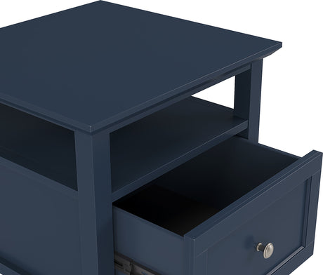 Grace Blueberry Square End Table - Ornate Home