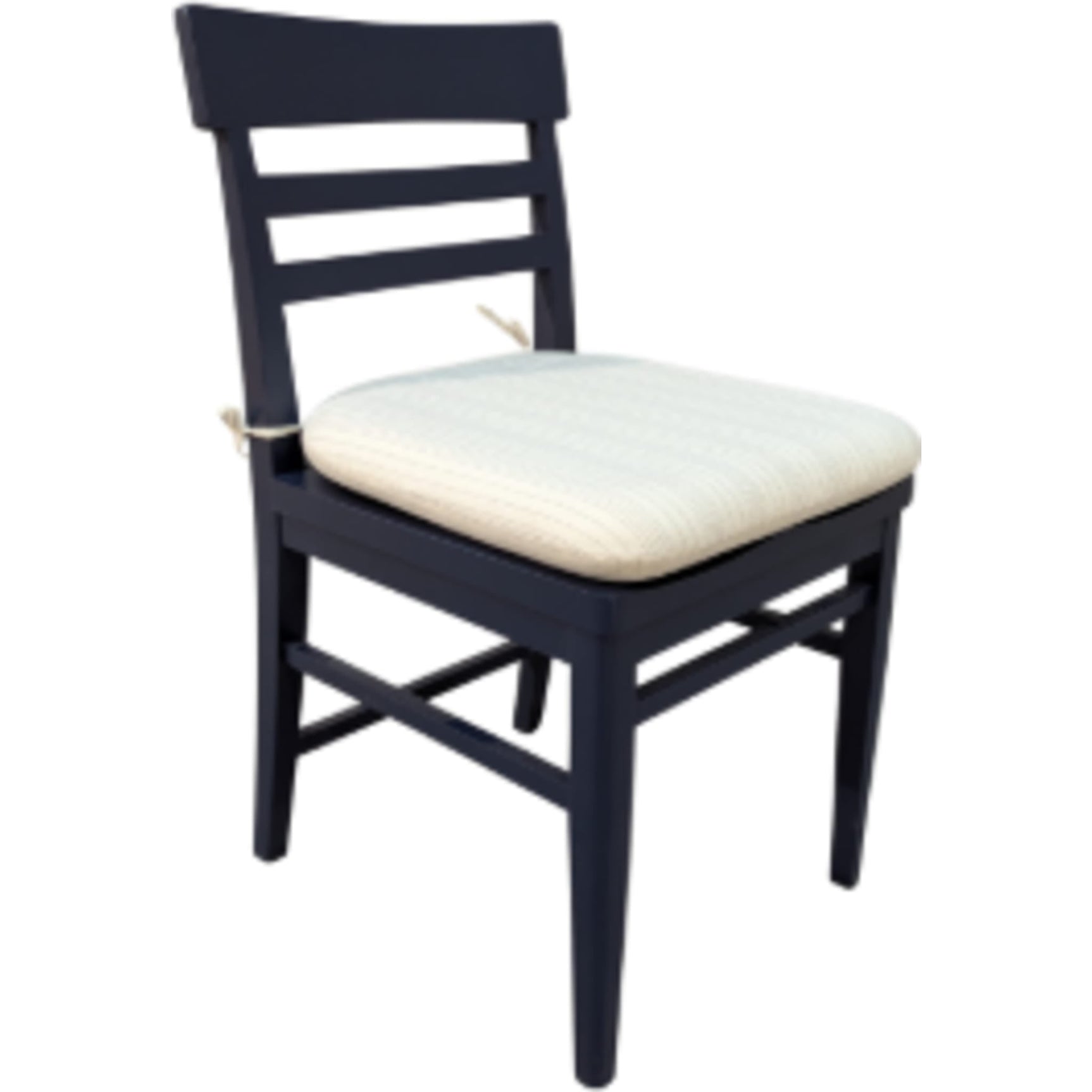 Grace Blueberry Striped Side Chair (Set of 2) - Ornate Home