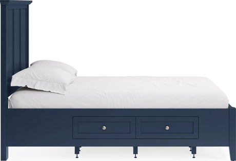 Grace Blueberry Twin Storage Bed - Ornate Home