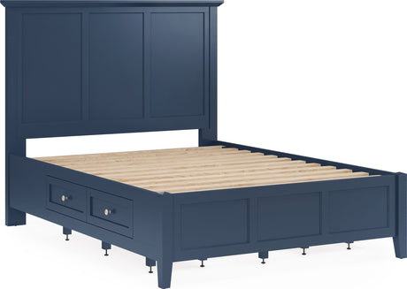 Grace Blueberry Twin Storage Bed - Ornate Home