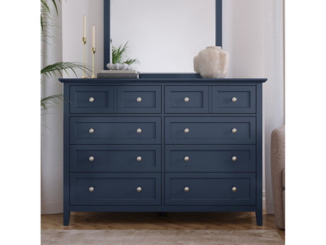 Grace Eight Drawer Dresser in Blueberry - Ornate Home