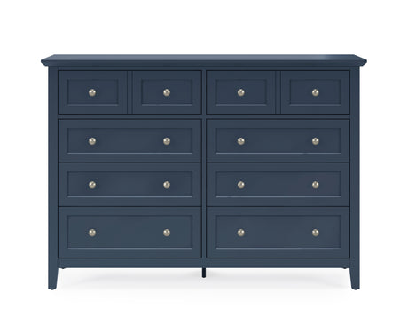 Grace Eight Drawer Dresser in Blueberry - Ornate Home